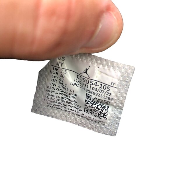 2021 Nike Air Jordan 1 Legacy 312 Low White Black Grey Size 4 - Picture 3 of 10